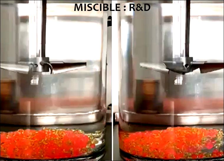 Mixing with Baffle and without Baffle