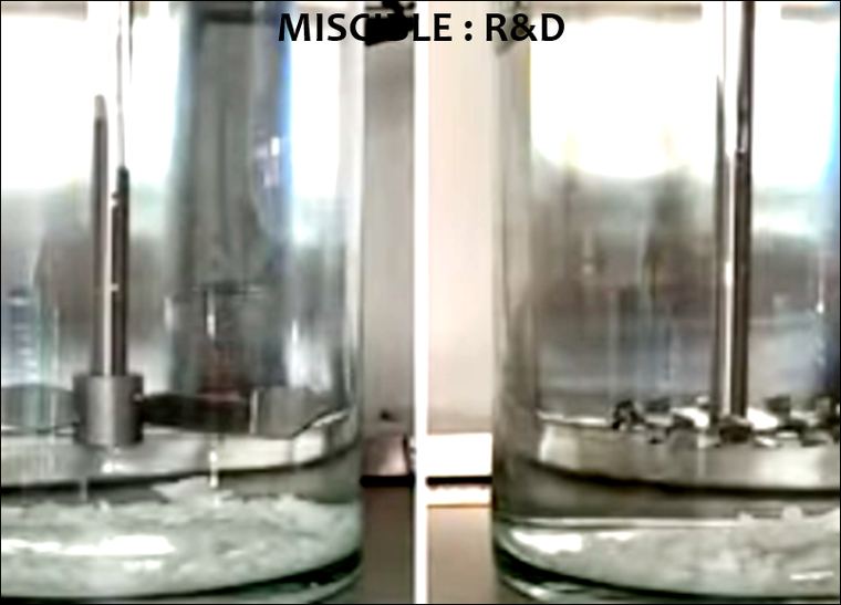 Dissolution of solids in Liquid without reaction.